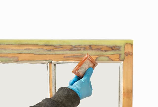 Easing the stile of a sash window so it runs freely